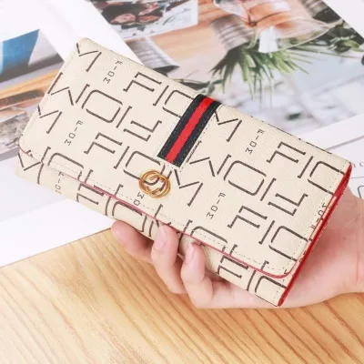 Classic Patttern Zipper Purse Wallet Bag